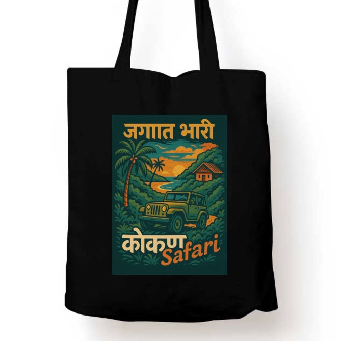 Jagaat Bhari Konkan Safari Tote Bag
