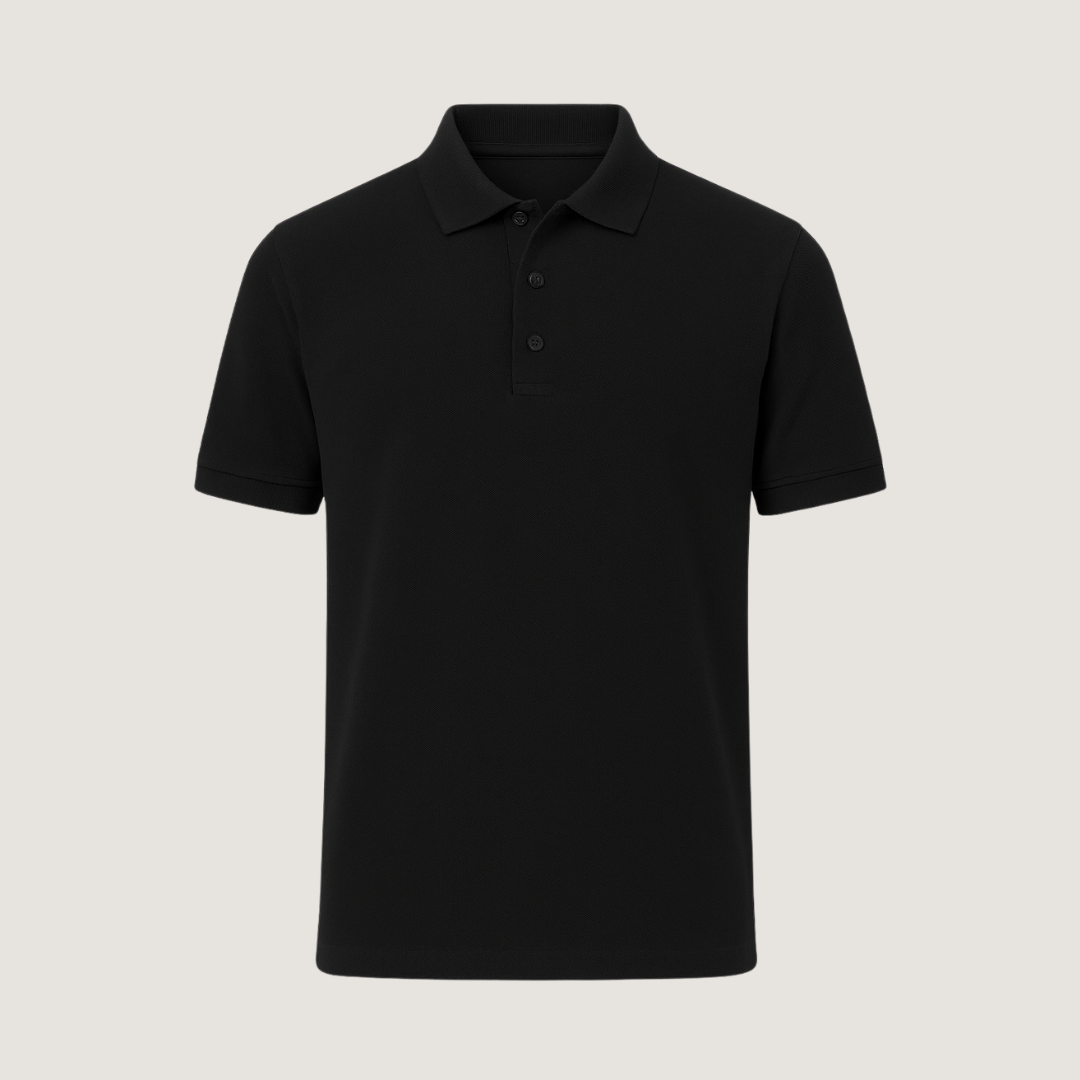 Black Men’s Polo T-shirt
