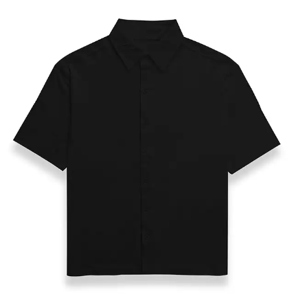 Black Unisex Oversized Shirt