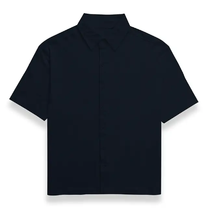 Navy Blue Unisex Oversized Shirt